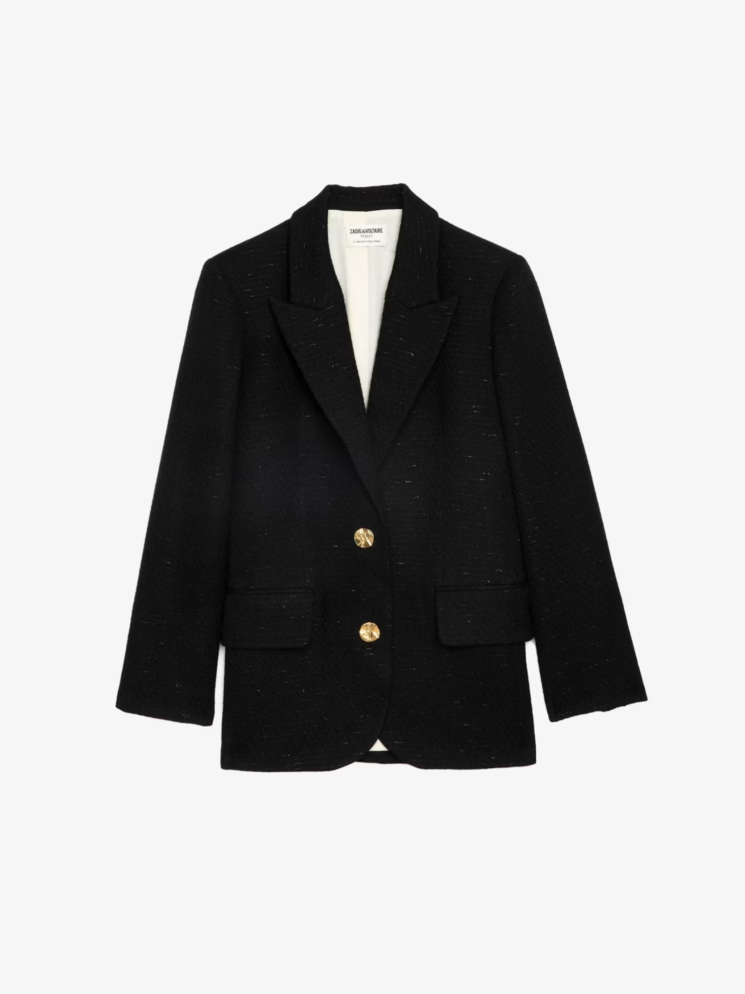 3 Looks to Embrace the Olsen Tuck Trend This Spring 28 Vicka Black Blazer Zadig & Voltaire