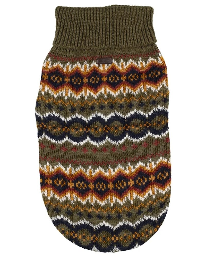 I Love You Like a Dog! : The Woof Exhibition at Le Bon Marché 14 Patterned Dog Sweater Barbour