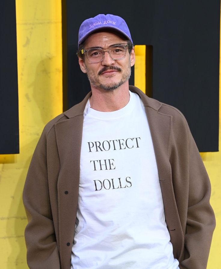 The Statement T-Shirt: The Piece That Gets People Talking 8 Pedro Pascal wearing the Protect The Dolls statement t-shirt