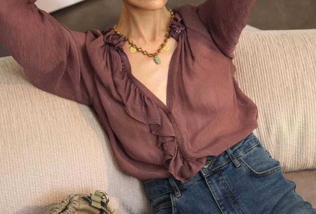 Lelegance effortless dune blouse culte Modalova