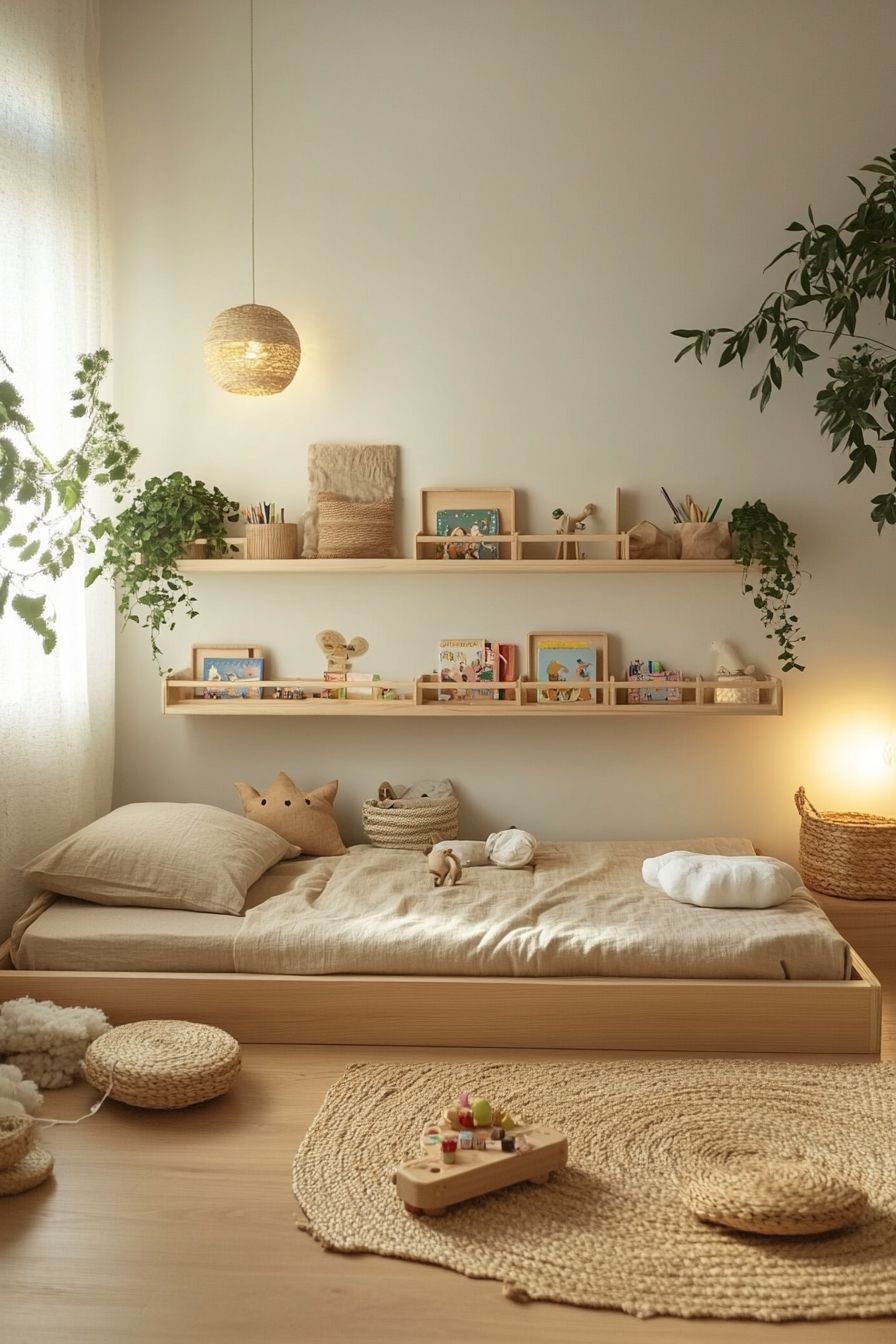 chambre minimaliste enfant