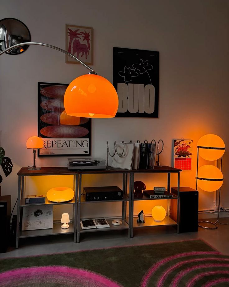 Orange lamp trend 2025