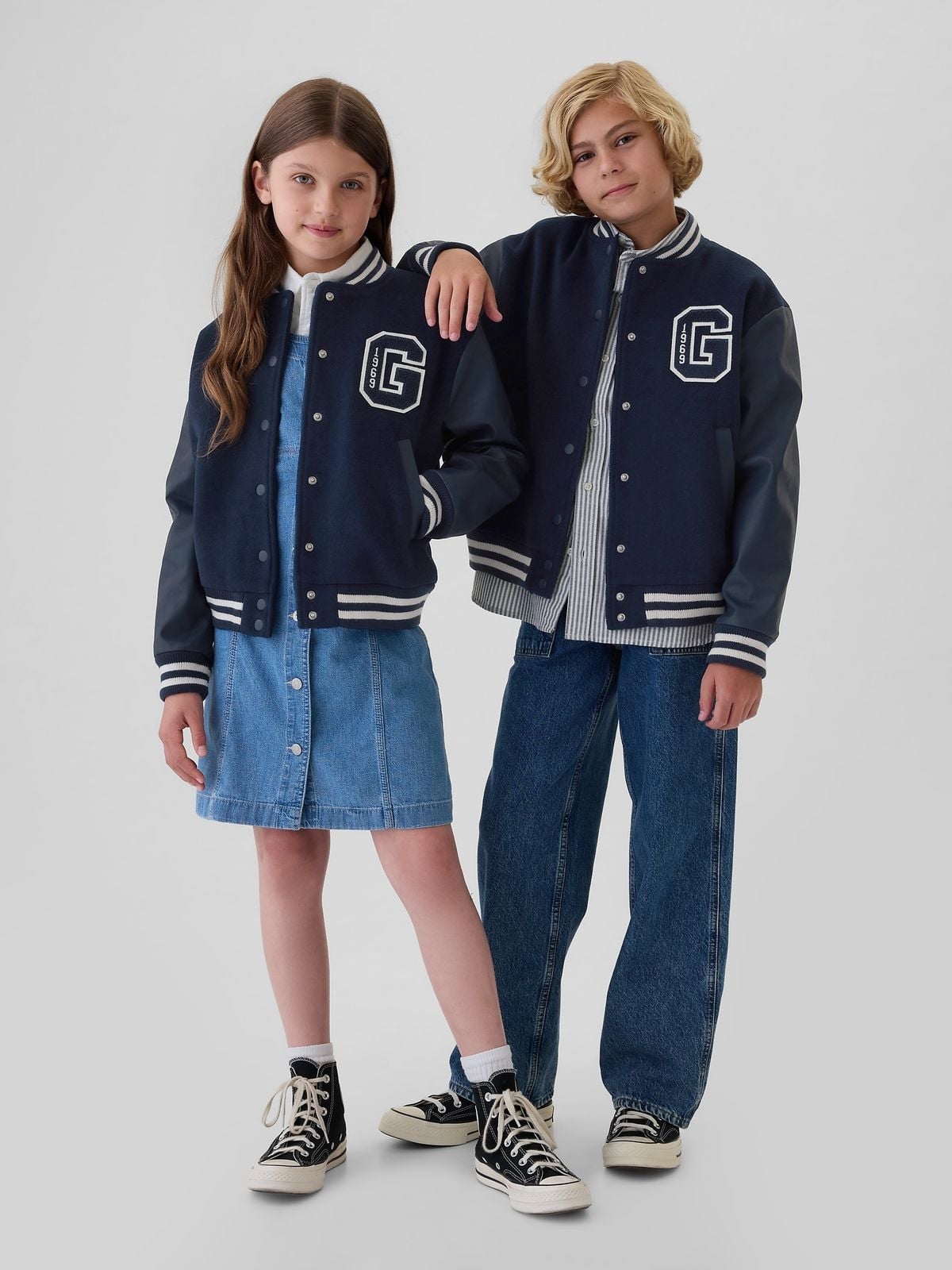 The sporty chic duo varsity jacket and sneakers The most stylish kids gifts for christmas 2025 Modalova
