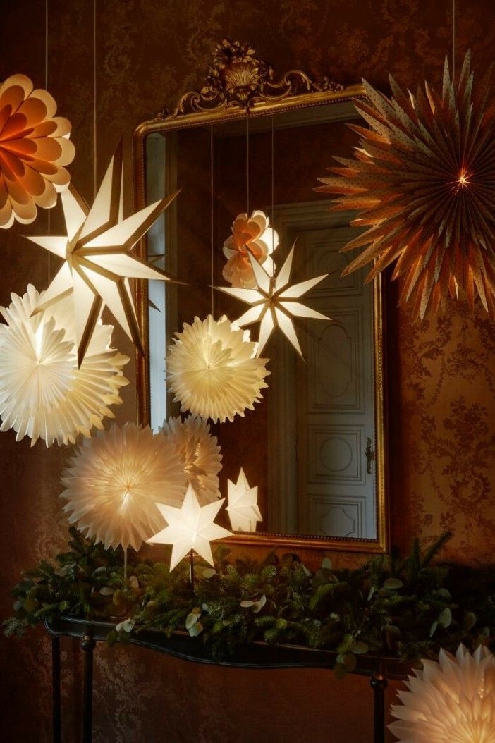 Paper lanterns Christmas