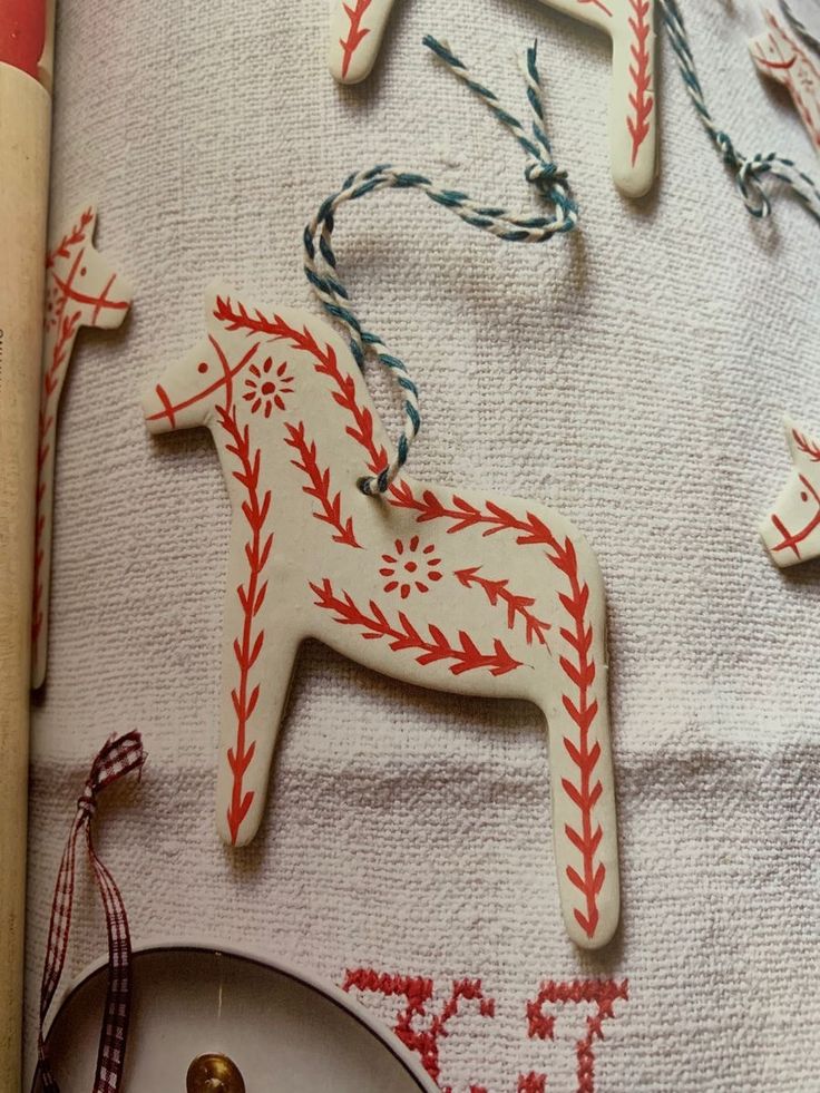 Clay Christmas tree decoration DIY