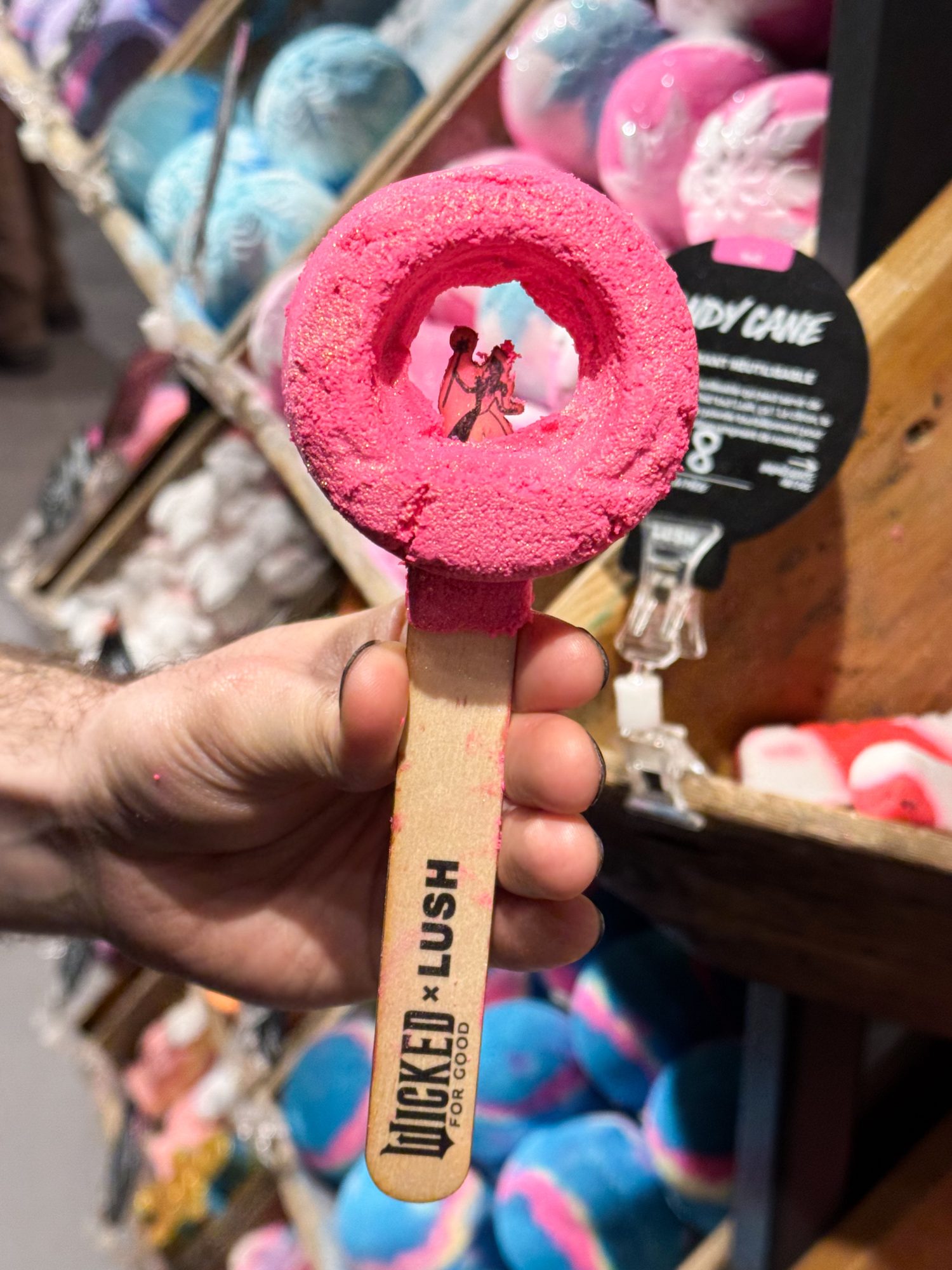 wicked for good x lush photo pauline pinot tap to bubble