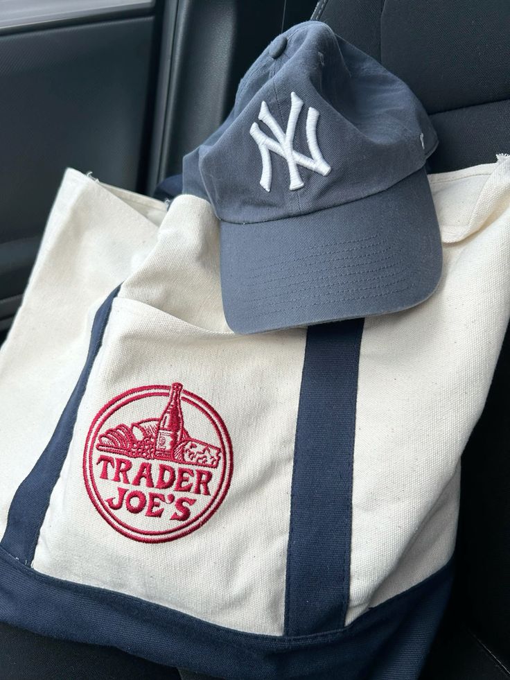 Style with Trader Joe's tote bag
