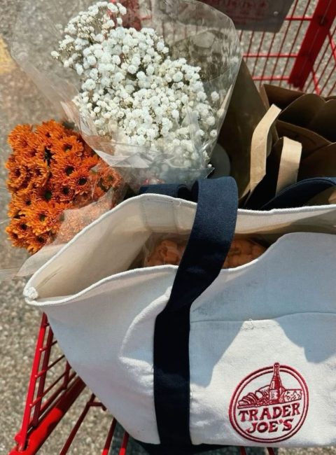 Succès du tote bag Trader Joe's tendance 2026