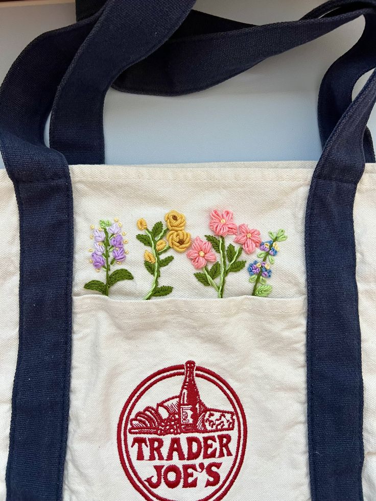 Customized Trader Joe's tote bag diy Happyjasu