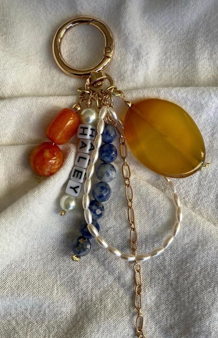 DIY jewelry handbag charm