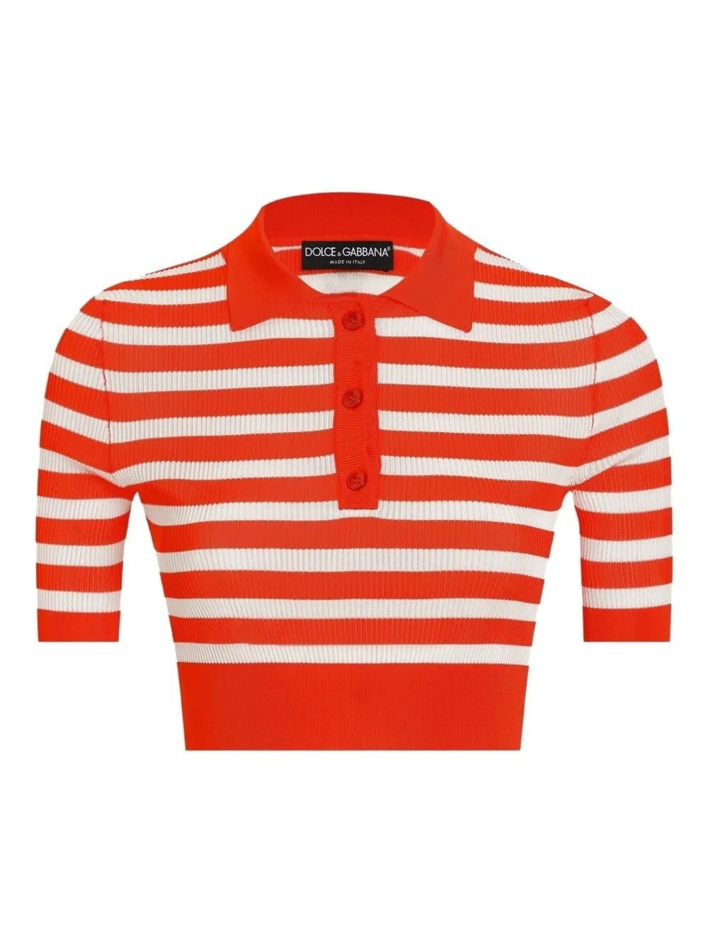 Red striped polo Dolce & Gabbana