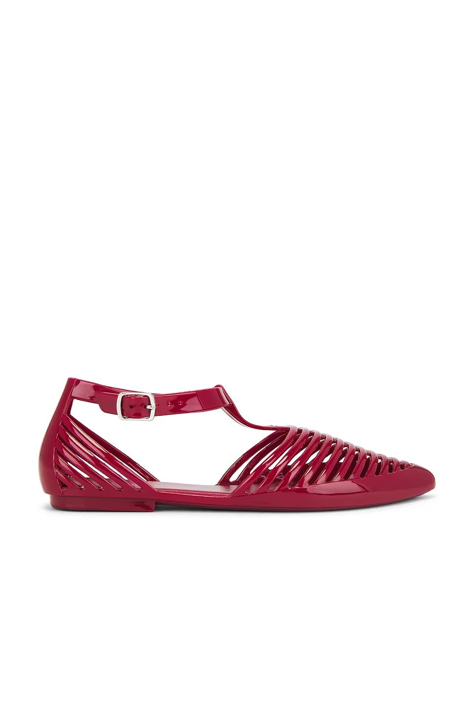 Jelly Shoes Making a Comeback in Spring Trends? 20 Jeffrey Campbell red jelly shoes