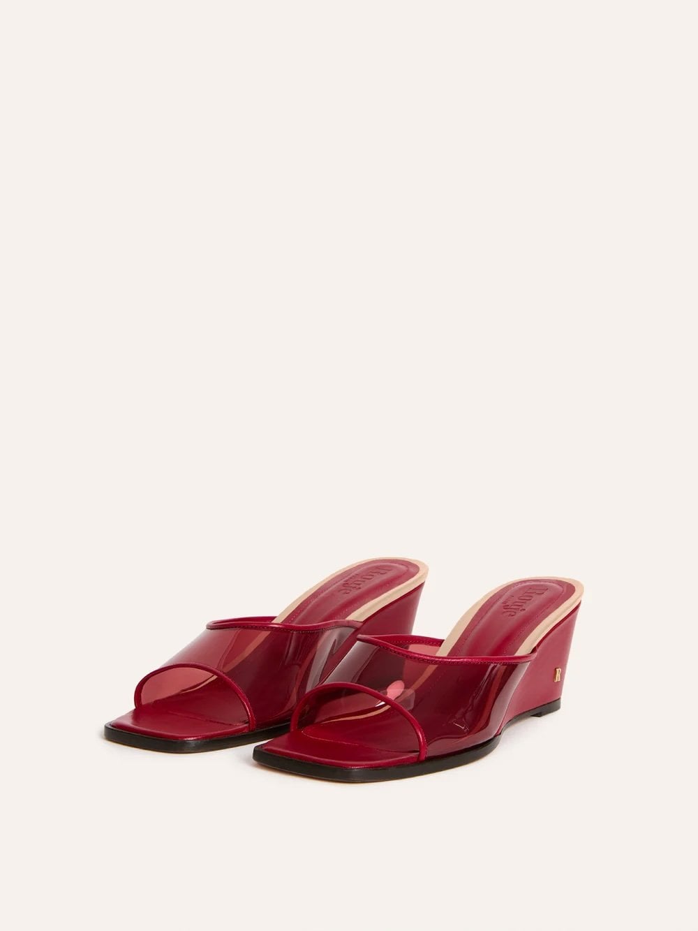 Burgundy Natty Mules Rouje