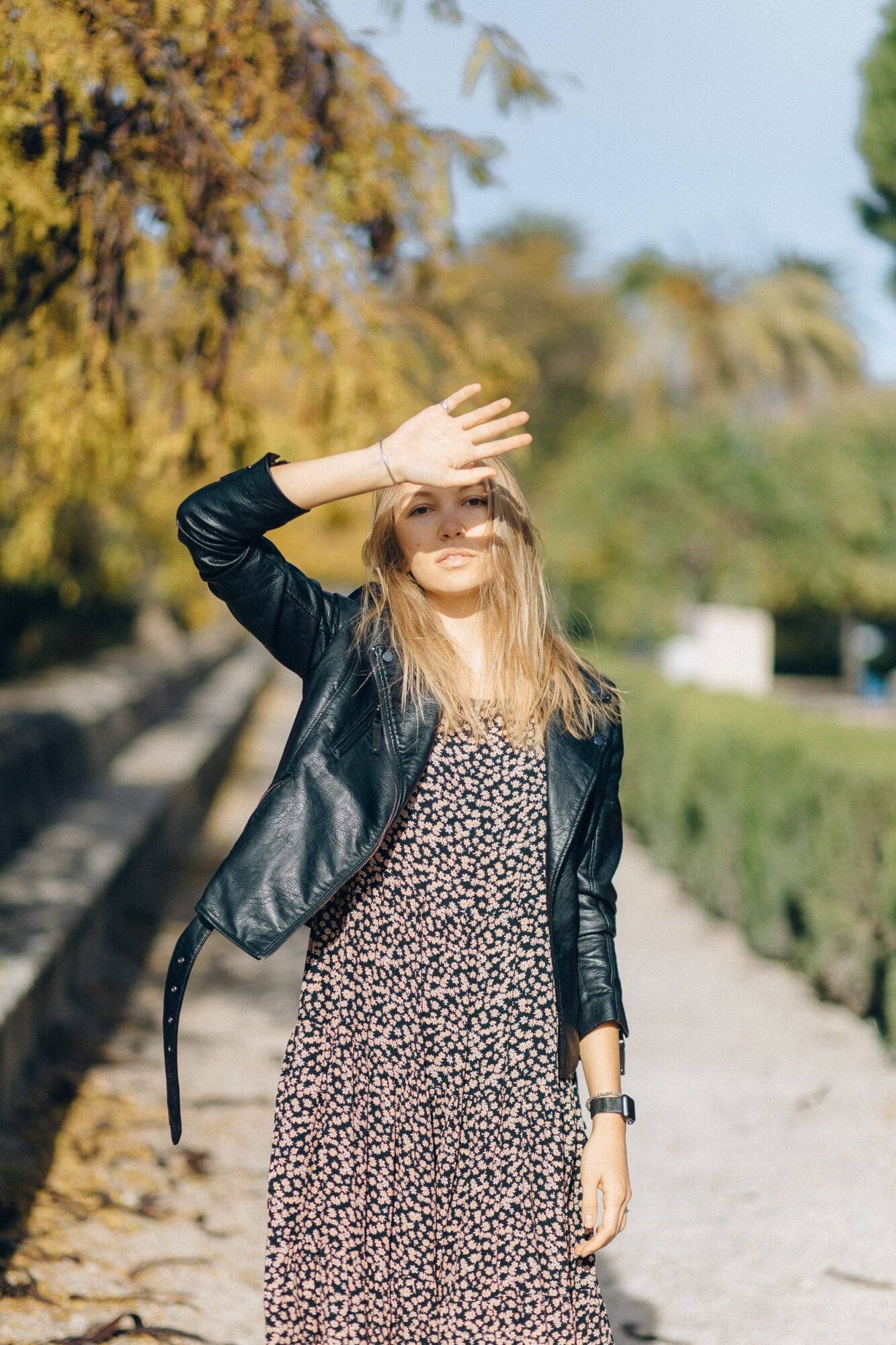 The new way to style a biker jacket The leather jacket is entering its polished era Modalova