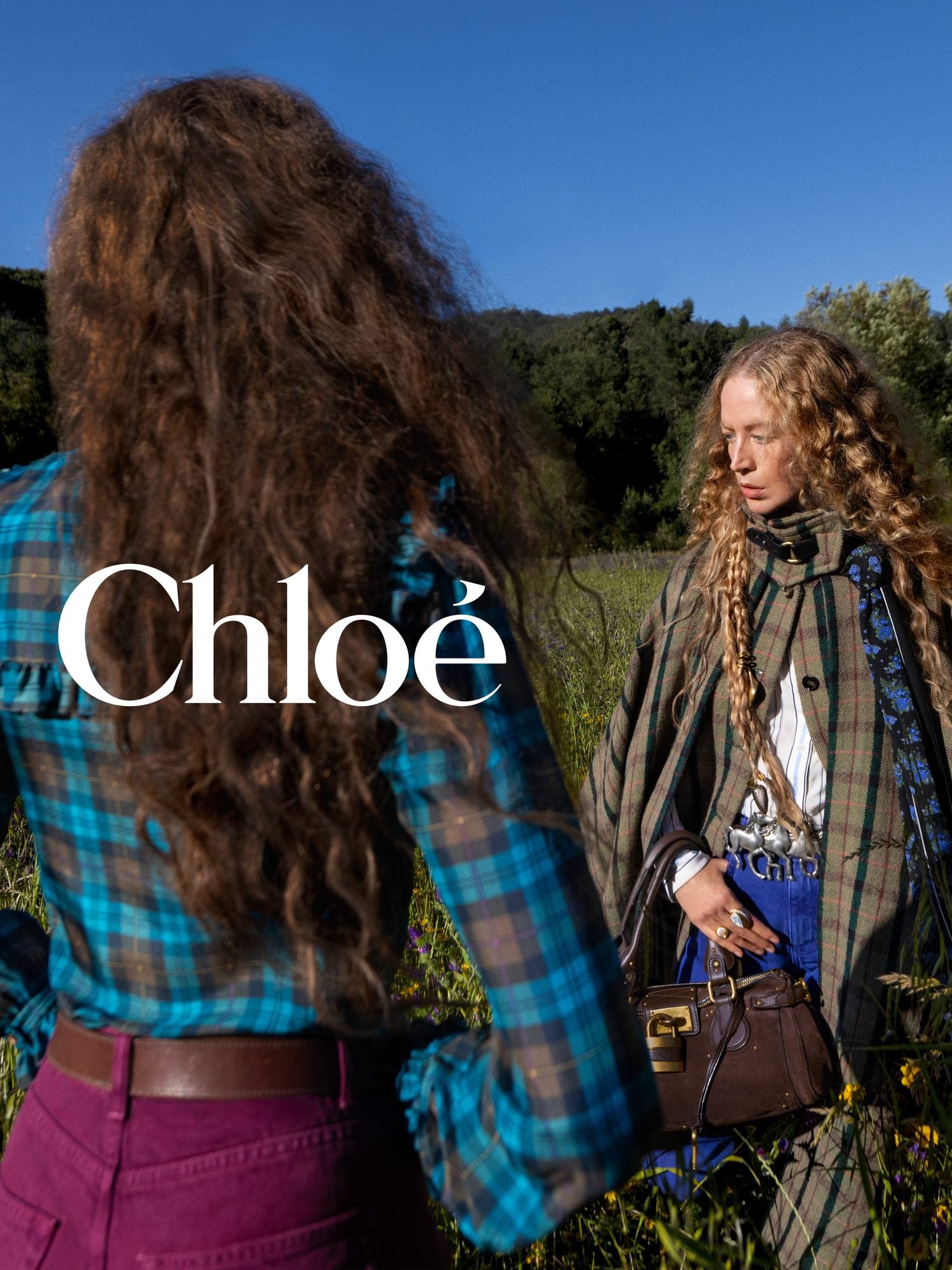Tartan and Argyle as Signature Patterns This Autumn 2 Tartan pattern shirt Chloé FW26
