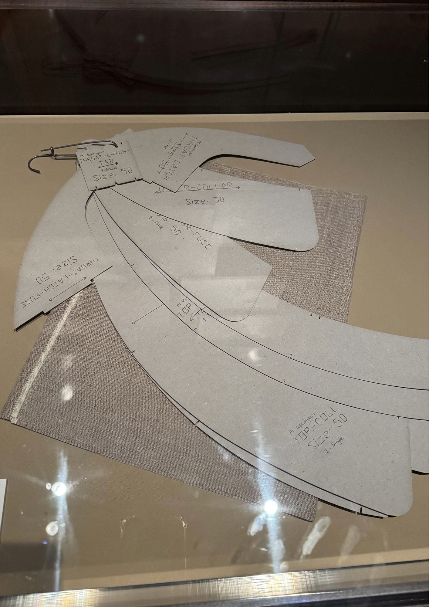 The Burberry Trench: Crafting an Icon - The Meeting at the V&A Museum 8 Burberry trench collar pattern