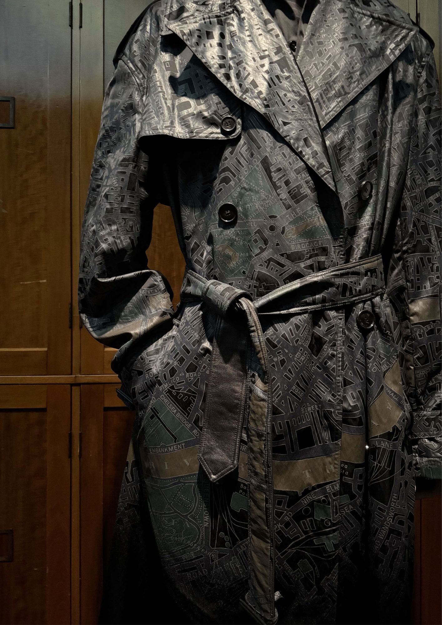 The Burberry Trench: Crafting an Icon - The Meeting at the V&A Museum 11 Burberry trench map prints